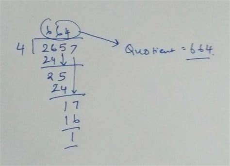 estimate the question verify by actual calculation 4÷2657 - Brainly.in
