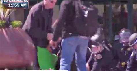 Anti-Trump Protests Turn Violent Again