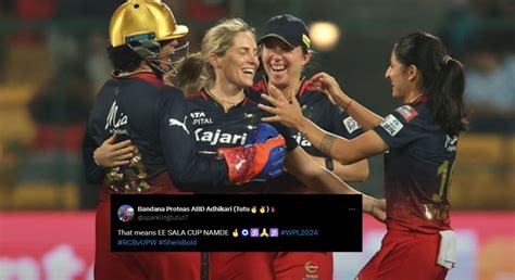 "That means EE SALA CUP NAMDE" - Fans react as RCBW beat UPW by 2 runs ...