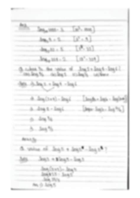Image result for Logarithm Formulas