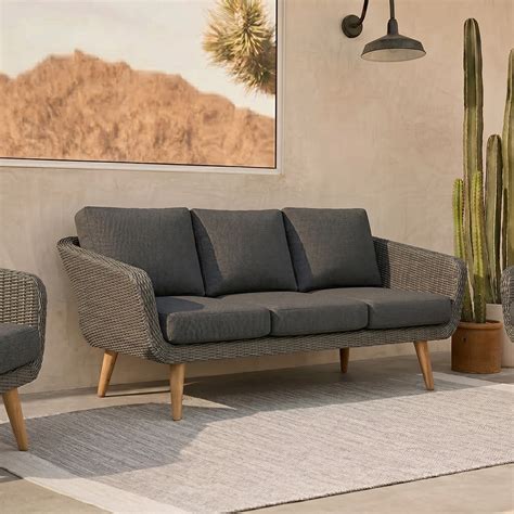 Buy Navis Timber Outdoor 3 Seater Sofa Online