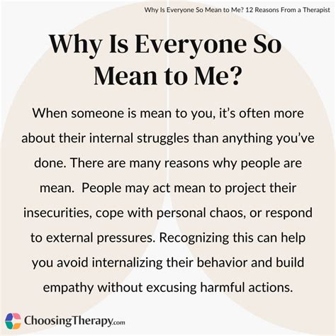 18 Reasons Why People Are Mean to You