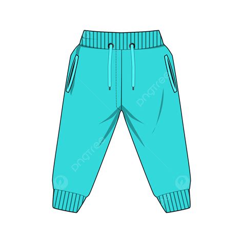 Sweatpants Vector Hd PNG Images, Blue Sweatpants Clip Art, Sweatpants ...