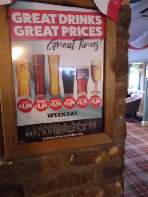 Menu at The Village Pub, Clacton-on-Sea