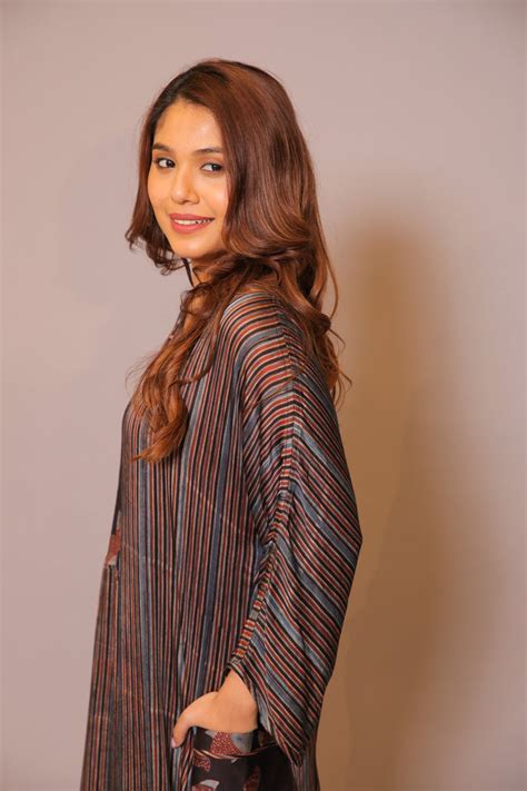 Fish Ajrakh Striped Dress – Samprada