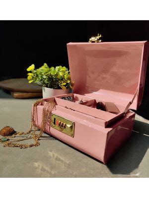 Buy Living With Elan Vintage Storage Trunk With Jewellery Tray Inside ...