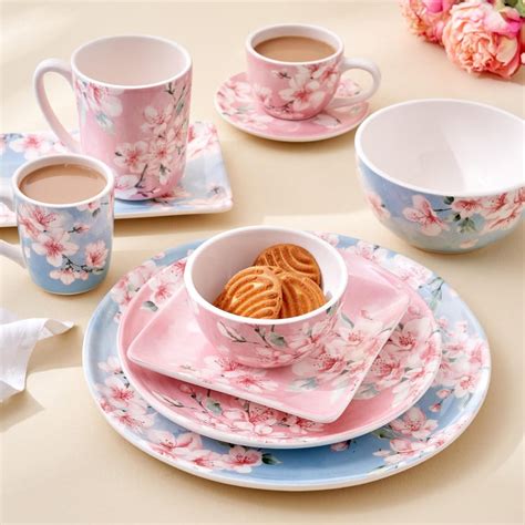 Buy Senorita Ironstone Printed Cup and Saucer - 230ml from Home Centre ...