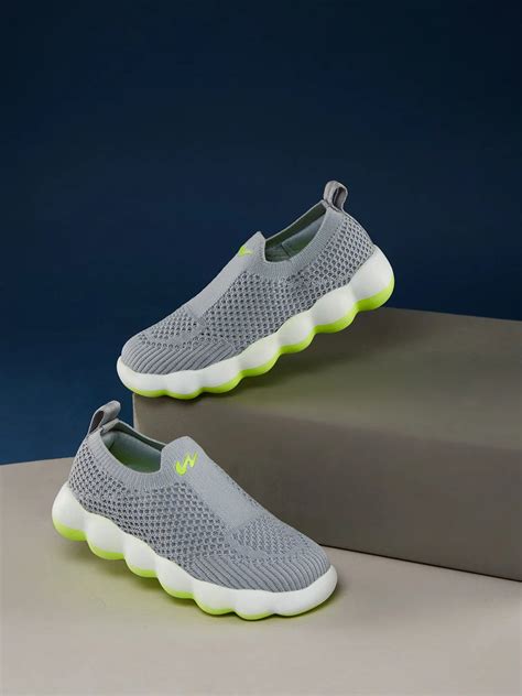 TOON KIDS Grey Kids Walking Shoes – Campus Shoes
