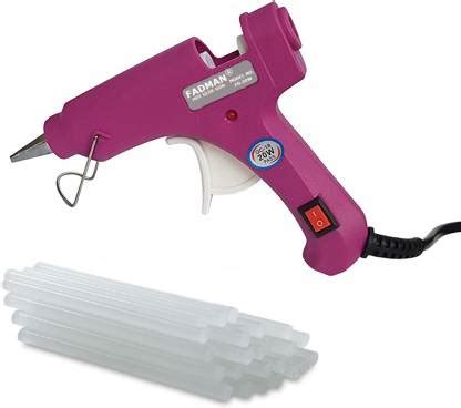 FADMAN Magenta Mini 20 Watt & 15 Glue Sticks Hot Melt Glue Gun For Art ...