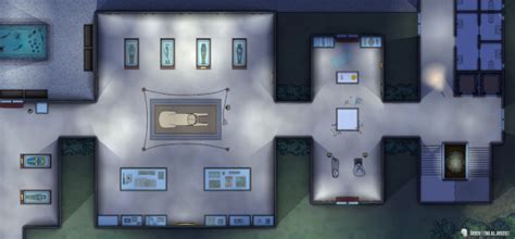 Museum Egyptian Wing Map | Cthulhu Architect
