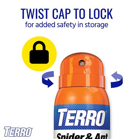 TERRO T2302-6 Spider Killer Spray for Indoors and Outdoors - Kills ...