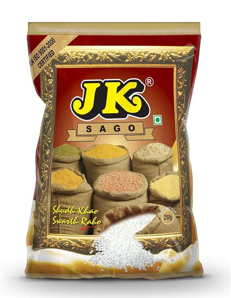 JK SABUDANA Small MOTI (Tapioca / Sago Pearls ) - 250g : Amazon.in ...