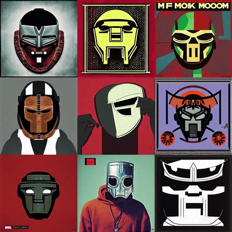 mf doom album cover | Stable Diffusion