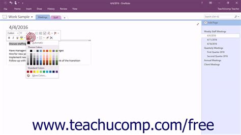 OneNote 2016 Full Tutorial 的图像结果