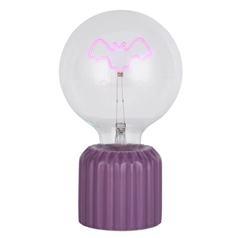 Purple Bat Novelty Uplight 8 | At Home