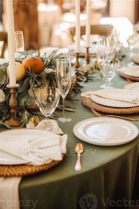 Fancy Dinner Table