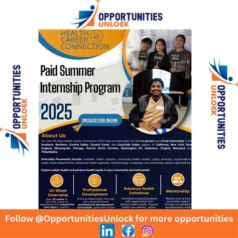 Applications Open for the 2025 Health Career Connection (HCC ...