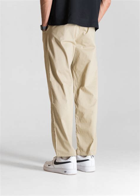 Classic Relaxed Chinos — Beige – Desi Minimals