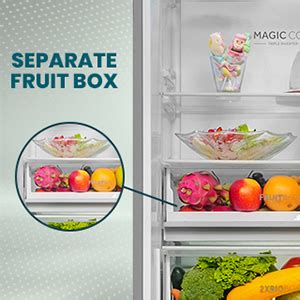 Haier 445 L, 2 Star, Convertible 14-in-1 Triple Inverter & Fan Motor ...