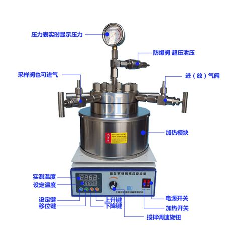 磁力搅拌反应釜，不锈钢高压釜FCG-2L-上海越众仪器设备有限公司