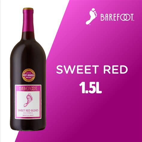 Barefoot Cellars Sweet Red Wine, 1.5L Bottle - Walmart.com
