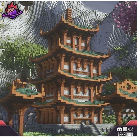 Beautiful japanese minecraft temple – Artofit