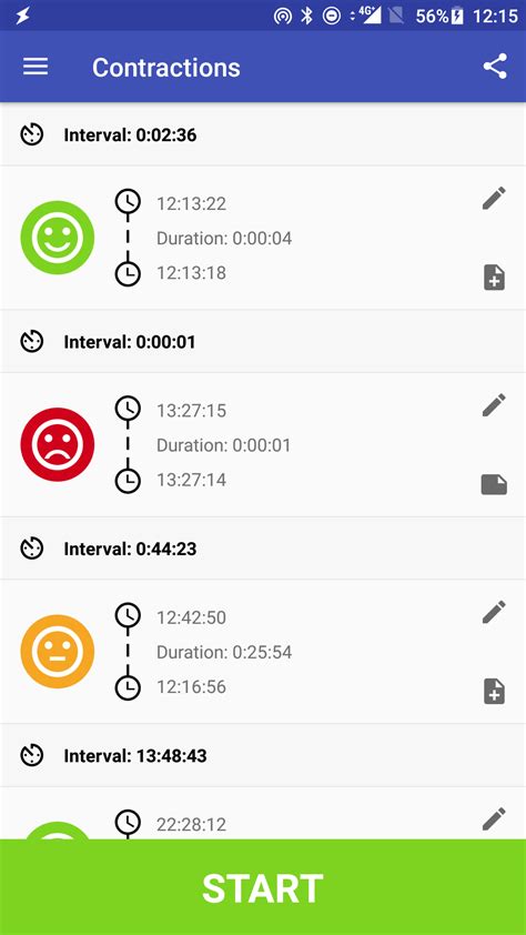 Image result for Contraction Timer