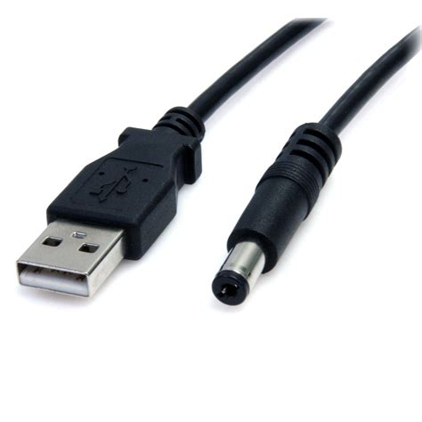 StarTech.com 3 ft USB to Type M Barrel 5V DC Power Cable - Power cable ...