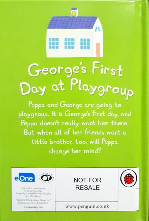 Peppa Pig: Goerge's First Day at Playgroup – Books and You