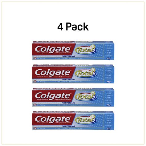 Colgate Total Whitening Anti-cavity Fluoride and Anti-gingivitis ...