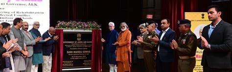 LG J&K lays foundation Stone to build 350 houses damaged during natural ...