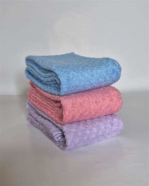 Personalized Set of Three Hand/Fitness Bamboo Towel 33*60 cm with Free