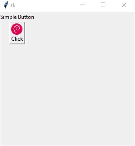 Button in Python Tkinter 的图像结果
