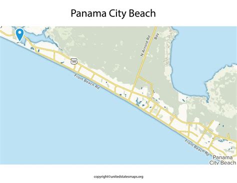 Panama Beach Florida Map