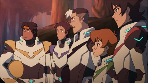 Shiro, Pidge, Keith, Lance and Hunk at Olkarion from Voltron Legendary ...
