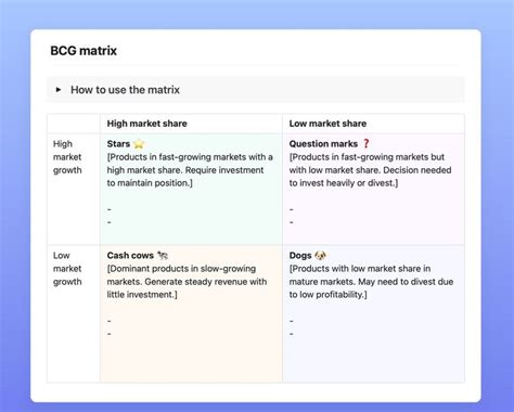 How to Create a BCG Matrix 的图像结果
