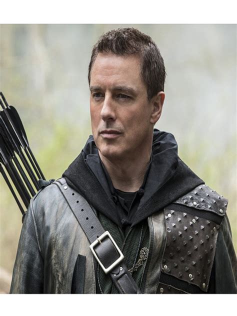 Malcolm Merlyn Arrow John Barrowman Leather Jacket – Bay Perfect