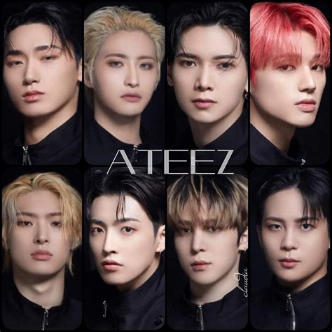 Pin de Lara em Ateez | Cantores, Diário de fotos, Fanfic kpop