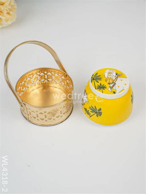 Basket With Tin Jar - WL4318 – Wedtree