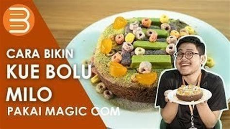 Cara Bikin Bolu Milo Tanpa Mixer Pakai Magic Com/Rice Cooker