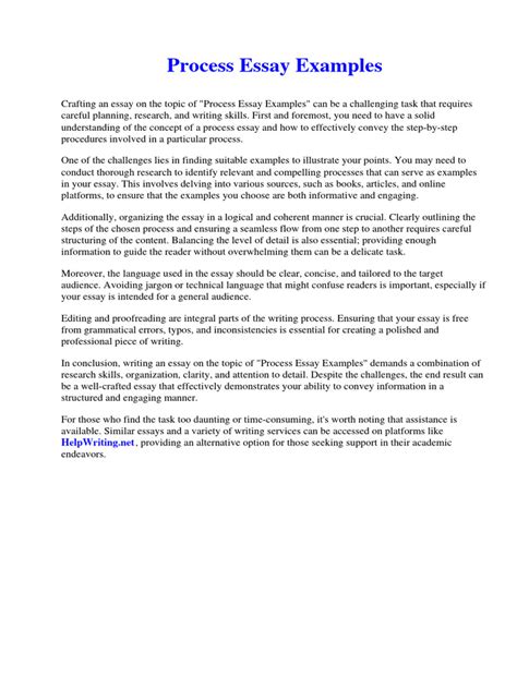 Writing Process Essay Examples 的图像结果