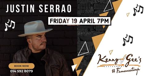 Justin Serrao, Kenny Gee's Restaurant, Rustenburg, 19 April 2024 ...