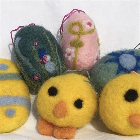 Needle Felting - Needle Felt an Easter Egg or Chick, 19 Coney Street ...