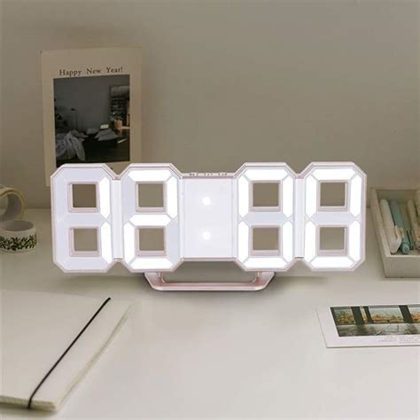 Buy OTIPORTER 3D Led Digital Alarm Clock Auto-Adjustable Brightness ...