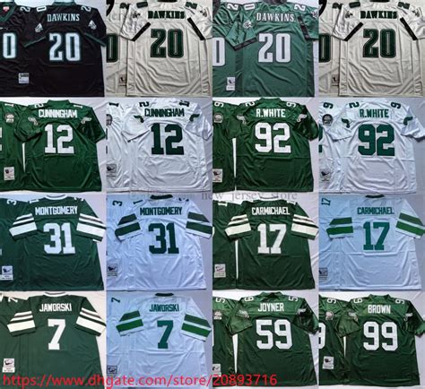 NCAA Mitchell And Ness Vintage Football 20 Brian Dawkins Jerseys 12 ...