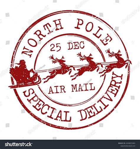 North Pole Stamp Amazon.com : North