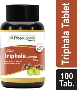 Herbal Canada Triphala Tablets | 100 Tablets| Helps to Boost Immunity ...