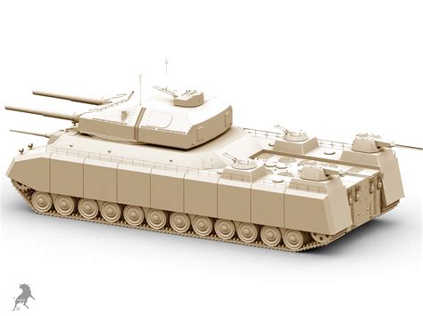 Landkreuzer p 1000 ratte 3D - TurboSquid 1292369