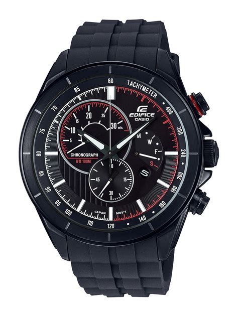 CASIO Edifice Men Black Dial Chronograph Watch EFR-561PB-1AVUDF - EX418 ...