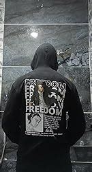 Buy crazymonk Eren Yeager X Freedom Anime Hoodie - Black, S at Amazon.in